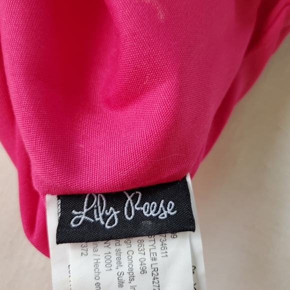 Lily Reese Quilted Pink Paisley/Floral Tote Lined Handbag Nice - Picture 5 of 7